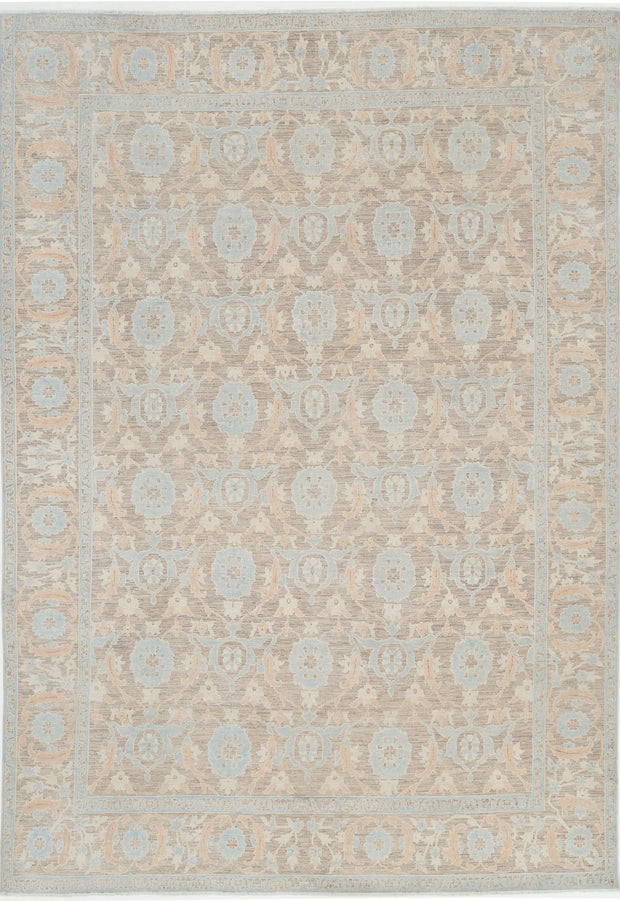 Hand Knotted Fine Serenity Wool Rug 8' 9" x 12' 9" - No. AT81499