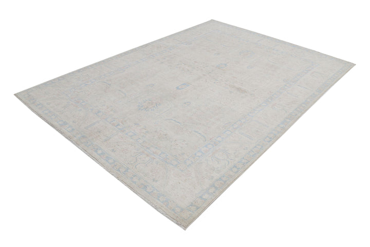 Hand Knotted Fine Serenity Wool Rug 6' 0" x 8' 8" - No. AT95596
