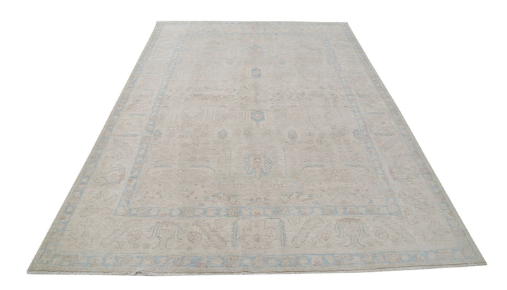 Hand Knotted Fine Serenity Wool Rug 6' 0" x 8' 8" - No. AT95596