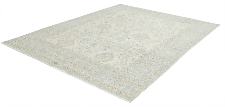 Hand Knotted Fine Serenity Wool Rug 8' 1" x 9' 8" - No. AT38307