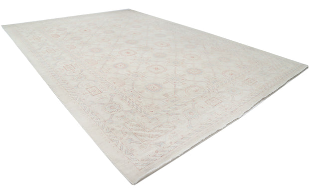 Hand Knotted Fine Serenity Wool Rug 12' 0" x 17' 3" - No. AT83201