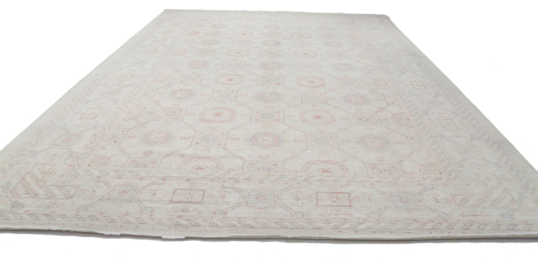 Hand Knotted Fine Serenity Wool Rug 12' 0" x 17' 3" - No. AT83201
