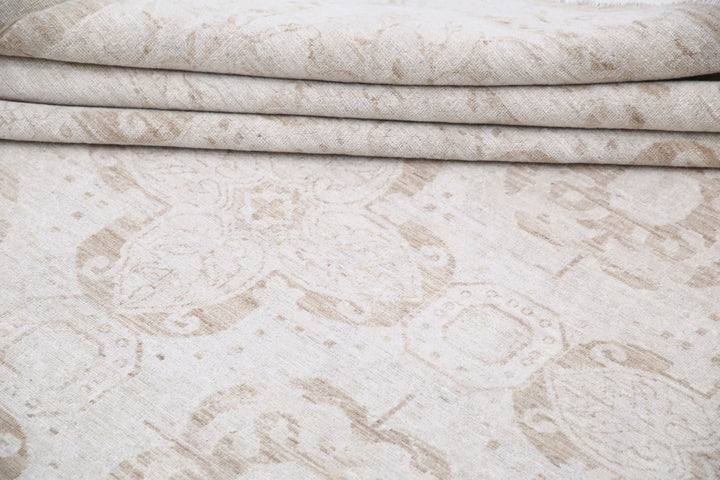 Hand Knotted Fine Serenity Wool Rug 12' 0" x 13' 11" - No. AT89050