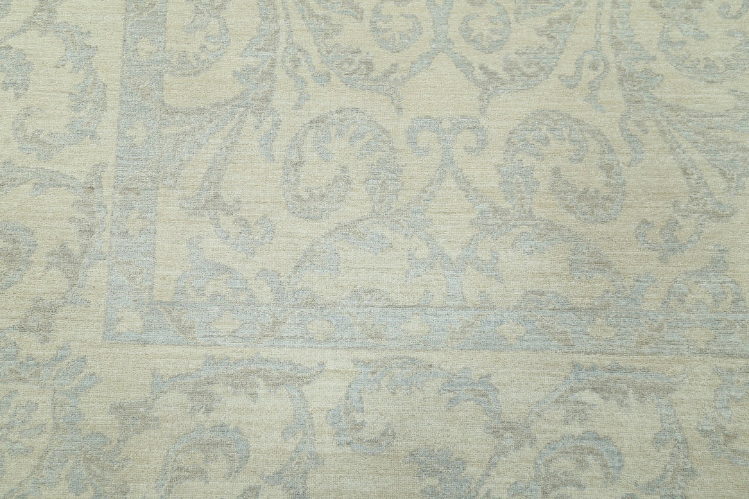 Hand Knotted Fine Serenity Wool Rug 8' 11" x 11' 9" - No. AT16362
