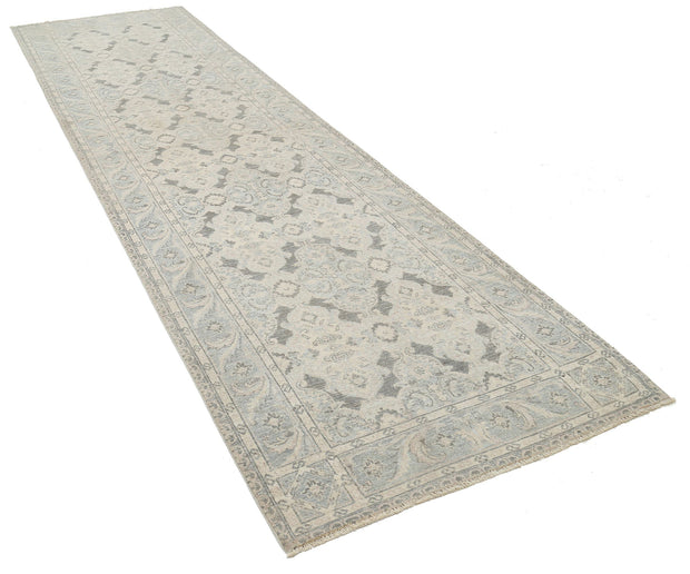 Hand Knotted Fine Serenity Wool Rug 3' 10" x 13' 7" - No. AT61498