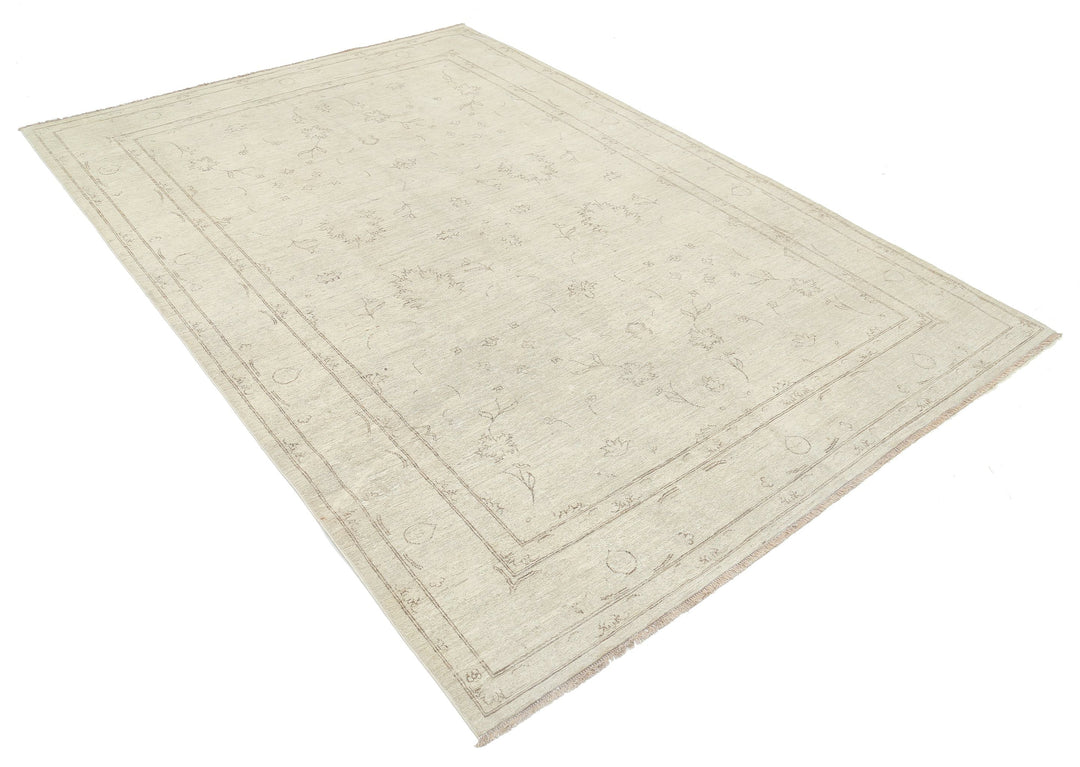 Hand Knotted Fine Serenity Wool Rug 5' 11" x 8' 7" - No. AT99098
