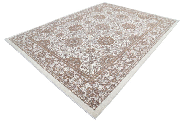 Hand Knotted Fine Serenity Wool Rug 8' 9" x 11' 11" - No. AT68066