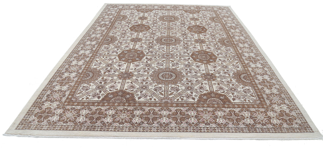 Hand Knotted Fine Serenity Wool Rug 8' 9" x 11' 11" - No. AT68066
