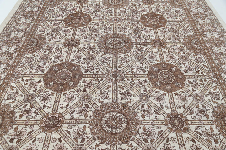 Hand Knotted Fine Serenity Wool Rug 8' 9" x 11' 11" - No. AT68066