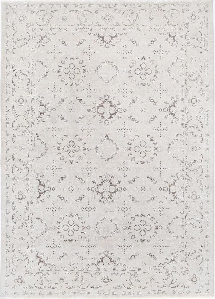 Hand Knotted Fine Serenity Wool Rug 6' 1" x 7' 7" - No. AT70553