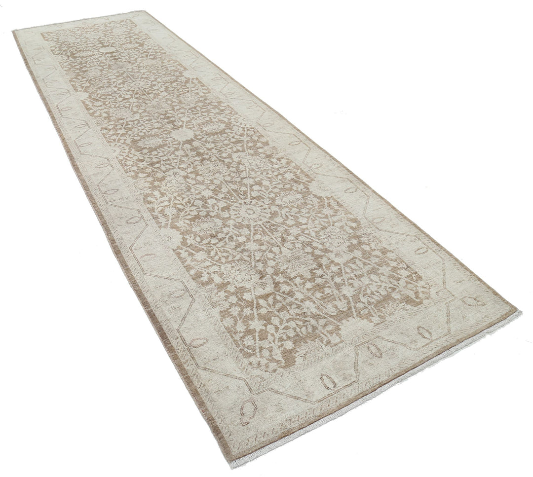 Hand Knotted Fine Serenity Wool Rug 4' 0" x 13' 4" - No. AT90452