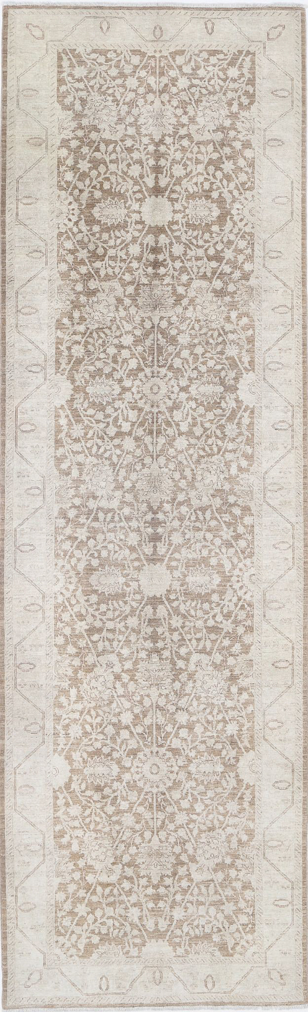 Hand Knotted Fine Serenity Wool Rug 4' 0" x 13' 4" - No. AT90452