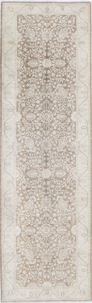 Hand Knotted Fine Serenity Wool Rug 4' 0" x 13' 4" - No. AT90452