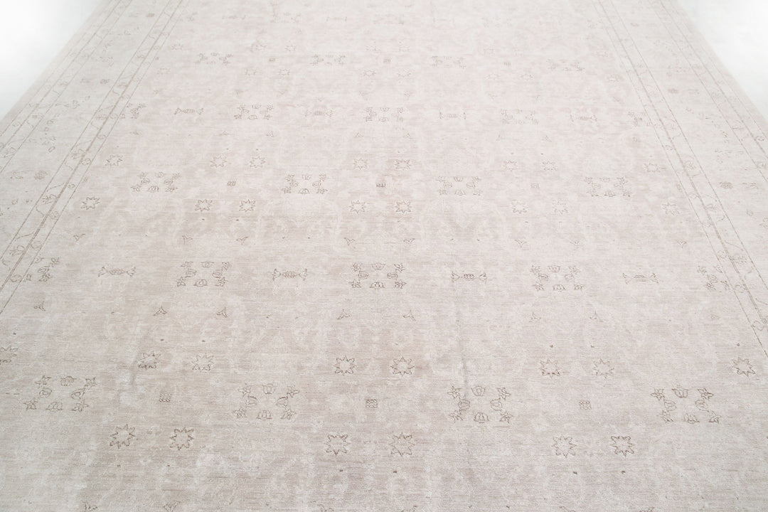 Hand Knotted Fine Serenity Wool Rug 9' 8" x 13' 9" - No. AT50248