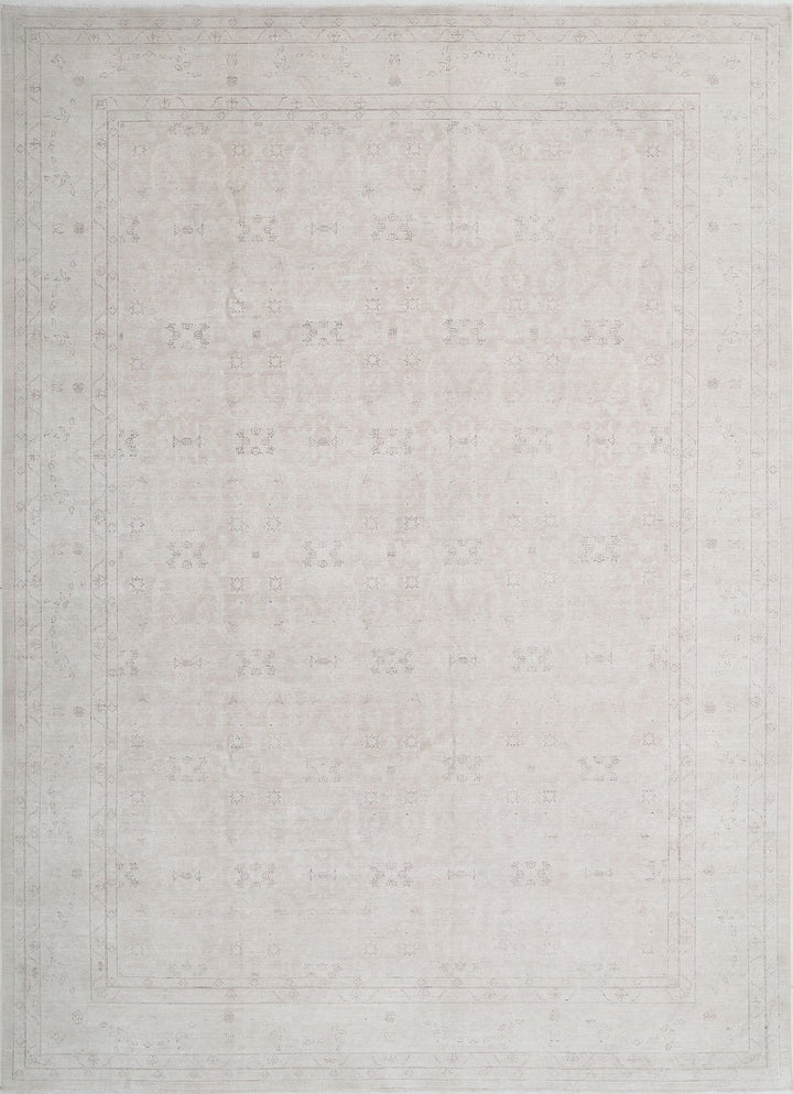 Hand Knotted Fine Serenity Wool Rug 9' 8" x 13' 9" - No. AT50248