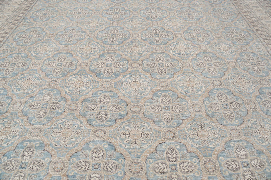 Hand Knotted Fine Serenity Wool Rug 13' 11" x 17' 11" - No. AT10084