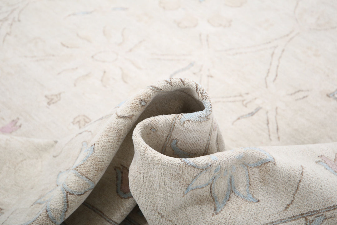 Hand Knotted Fine Serenity Wool Rug 12' 8" x 18' 5" - No. AT66066