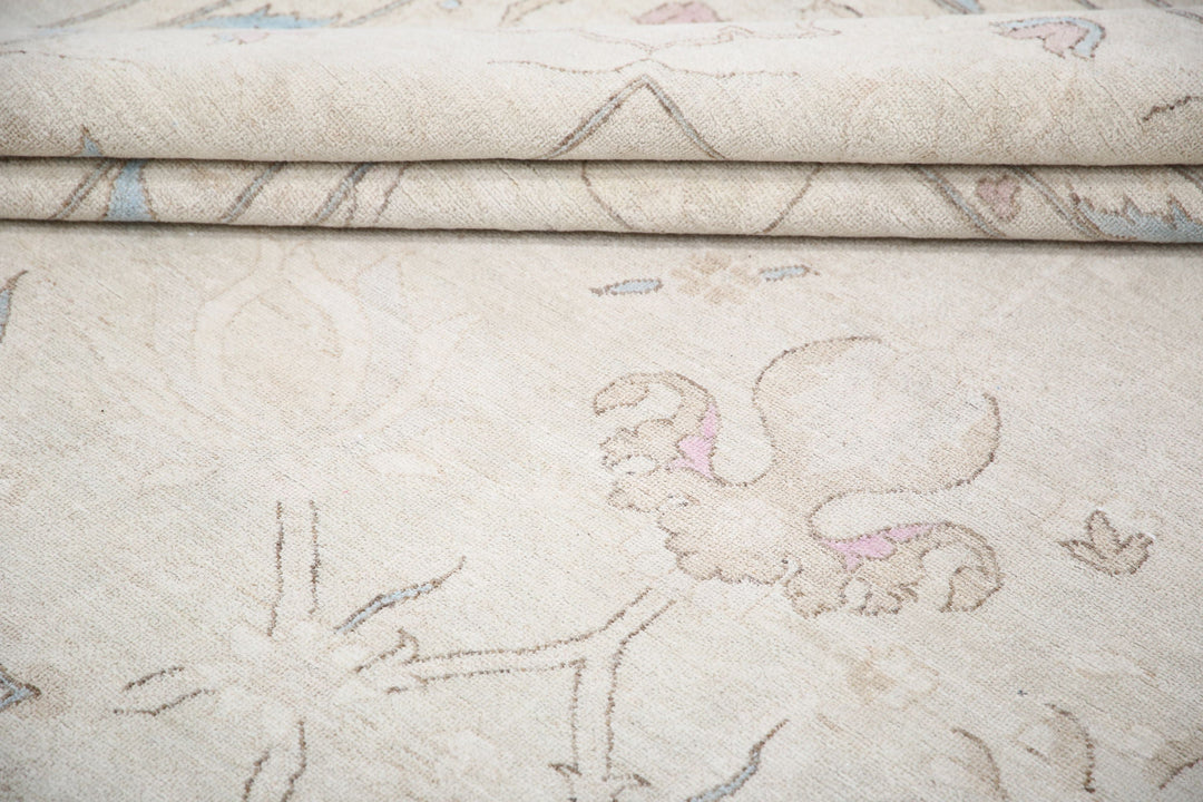 Hand Knotted Fine Serenity Wool Rug 12' 8" x 18' 5" - No. AT66066