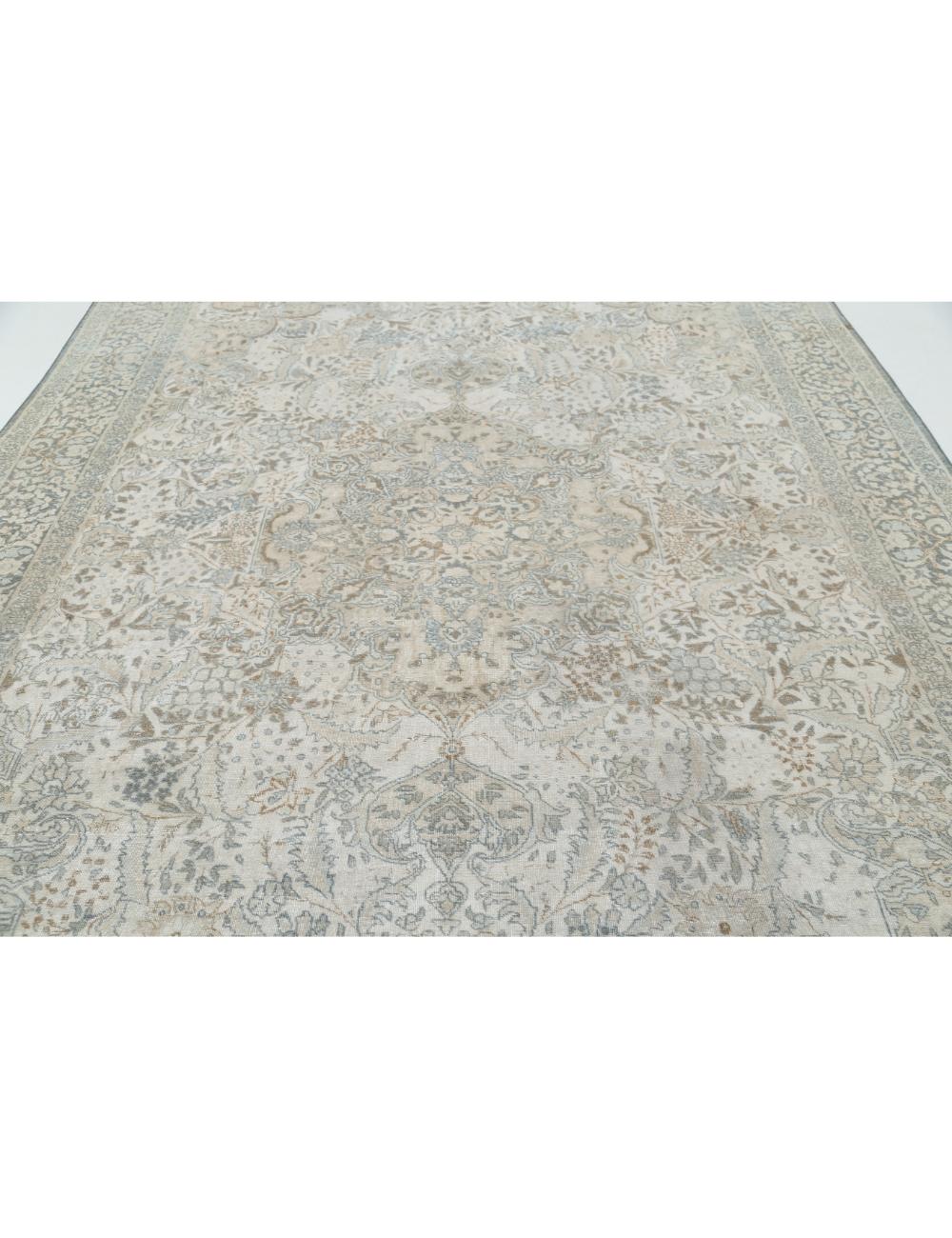 Hand Knotted Vintage Persian Tabriz Wool Rug 8' 2" x 11' 8" - No. AT86866