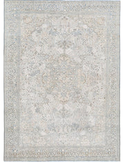 Hand Knotted Vintage Persian Tabriz Wool Rug 8' 2" x 11' 8" - No. AT86866