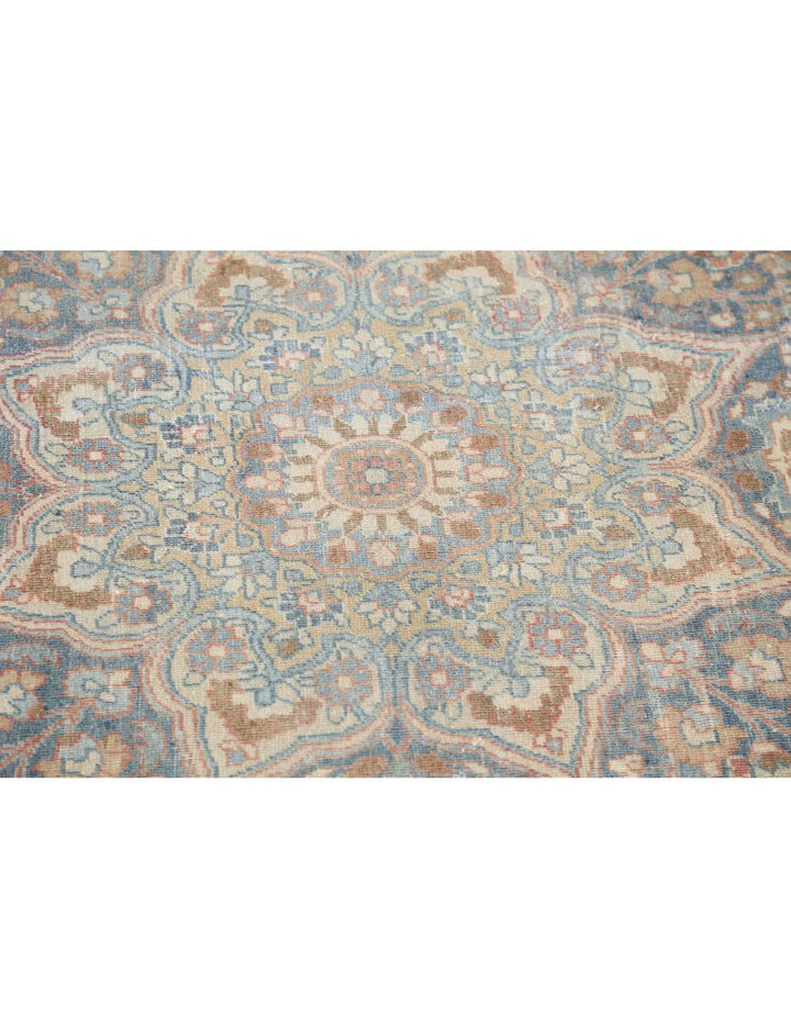 Hand Knotted Vintage Persian Tabriz Wool Rug 7' 10" x 11' 8" - No. AT31016