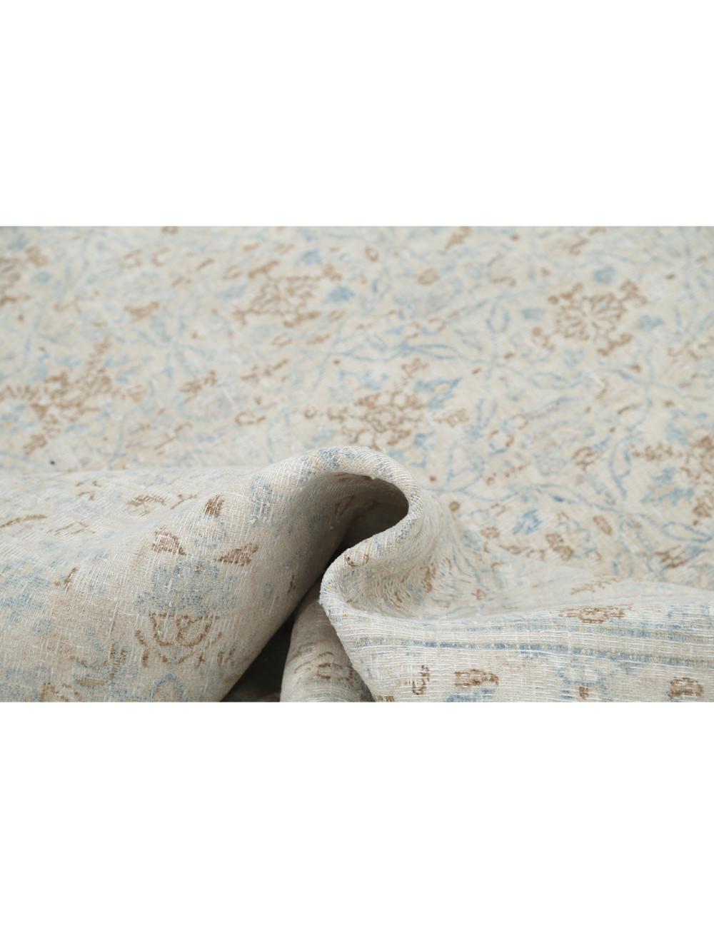 Hand Knotted Vintage Persian Tabriz Wool Rug 8' 9" x 12' 1" - No. AT86992