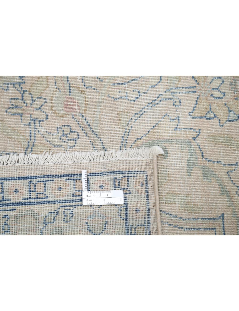 Hand Knotted Vintage Persian Tabriz Wool Rug 10' 9" x 14' 4" - No. AT82968