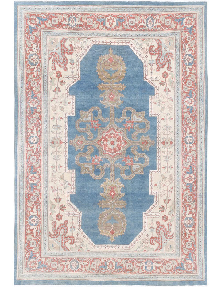 Hand Knotted Vintage Persian Tabriz Wool Rug 8' 0" x 11' 11" - No. AT84862