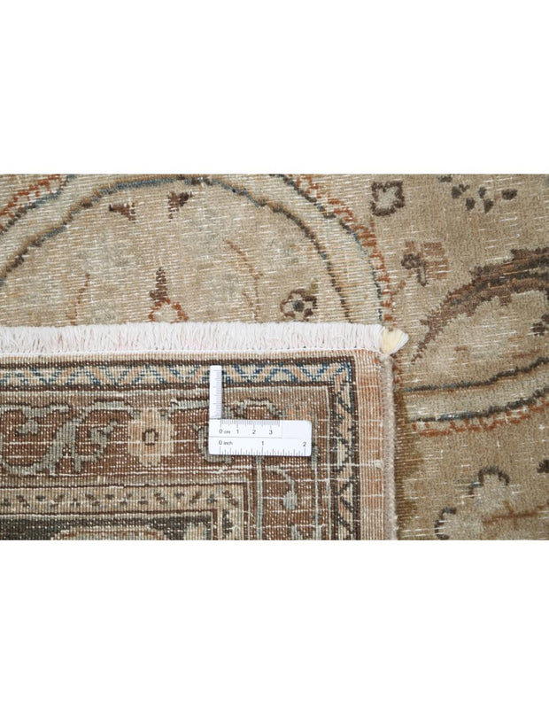 Hand Knotted Vintage Persian Tabriz Wool Rug 9' 11" x 12' 9" - No. AT45080