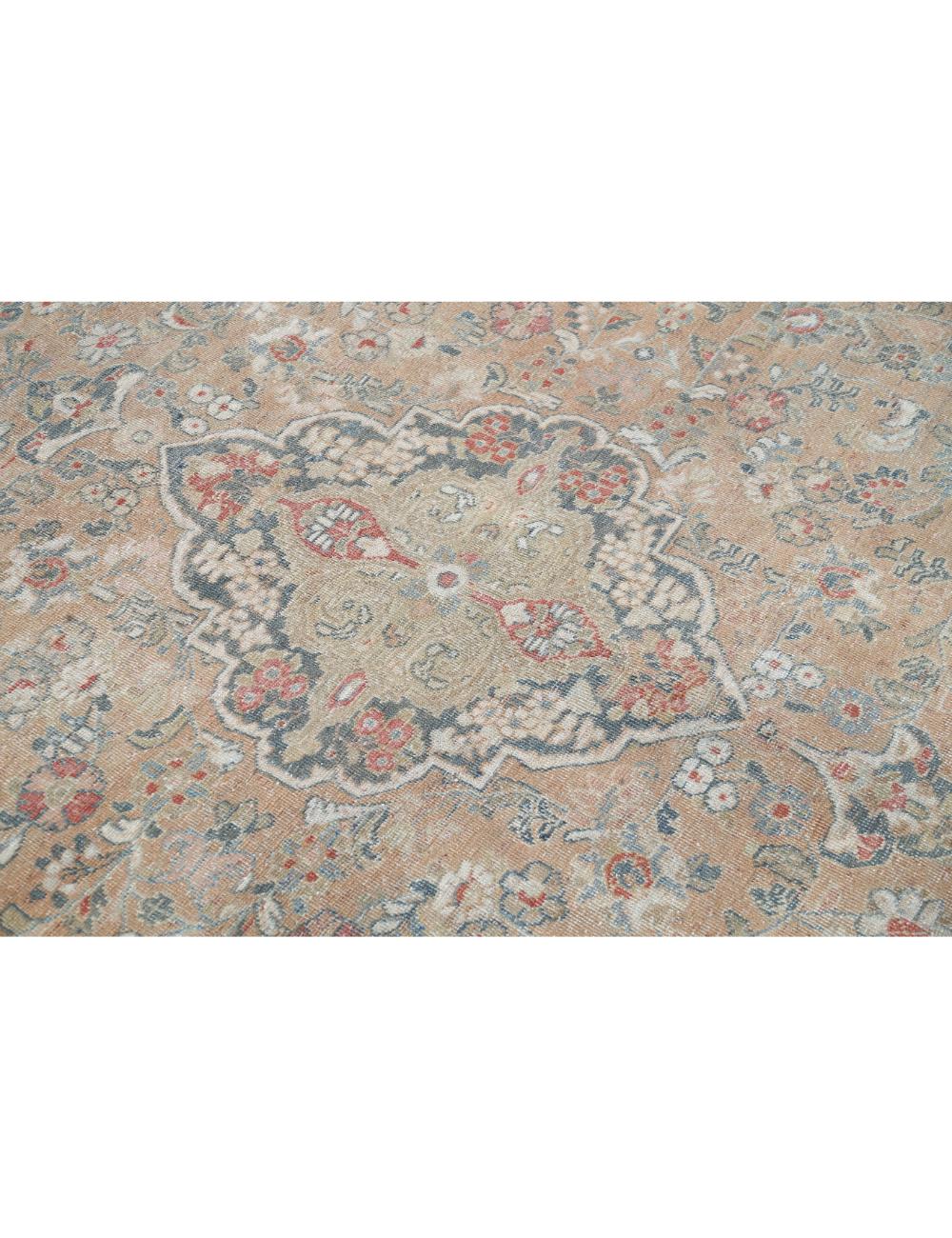 Hand Knotted Vintage Persian Tabriz Wool Rug 8' 8" x 11' 10" - No. AT16400