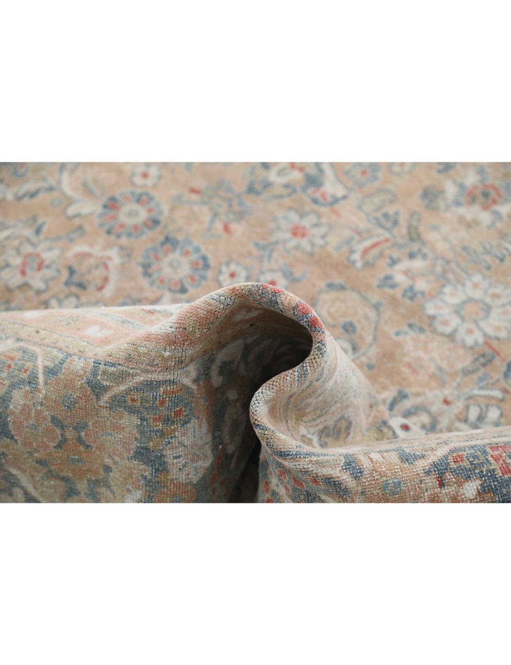 Hand Knotted Vintage Persian Tabriz Wool Rug 8' 8" x 11' 10" - No. AT16400