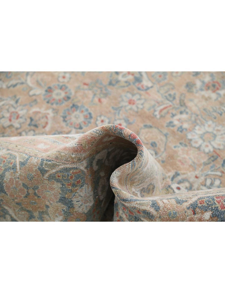 Hand Knotted Vintage Persian Tabriz Wool Rug 8' 8" x 11' 10" - No. AT16400