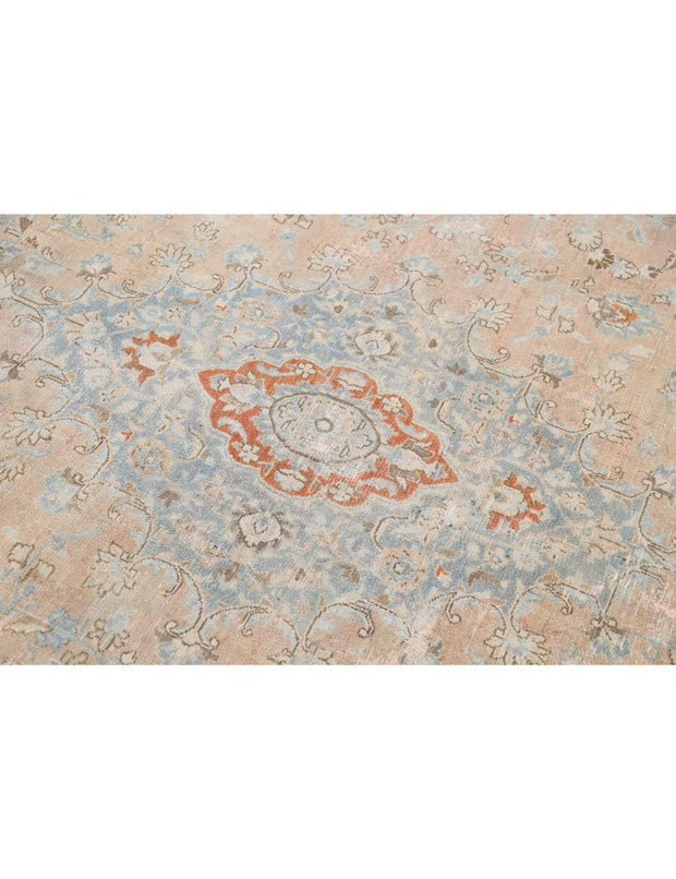 Hand Knotted Vintage Persian Tabriz Wool Rug 11' 2" x 14' 1" - No. AT96900