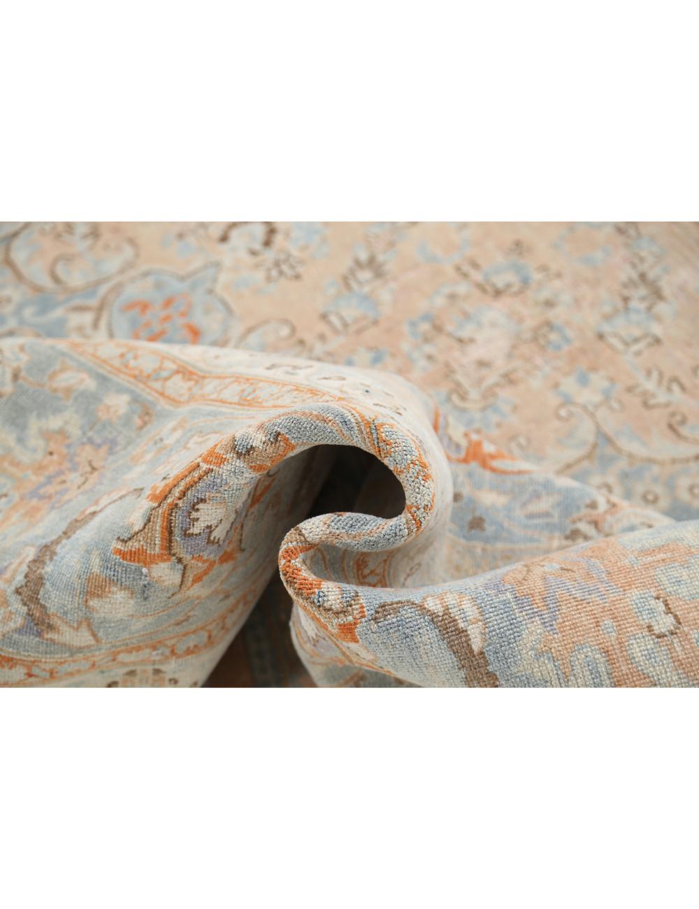 Hand Knotted Vintage Persian Tabriz Wool Rug 11' 2" x 14' 1" - No. AT96900