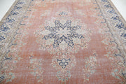 Hand Knotted Vintage Persian Tabriz Wool Rug 9' 8" x 12' 11" - No. AT22770
