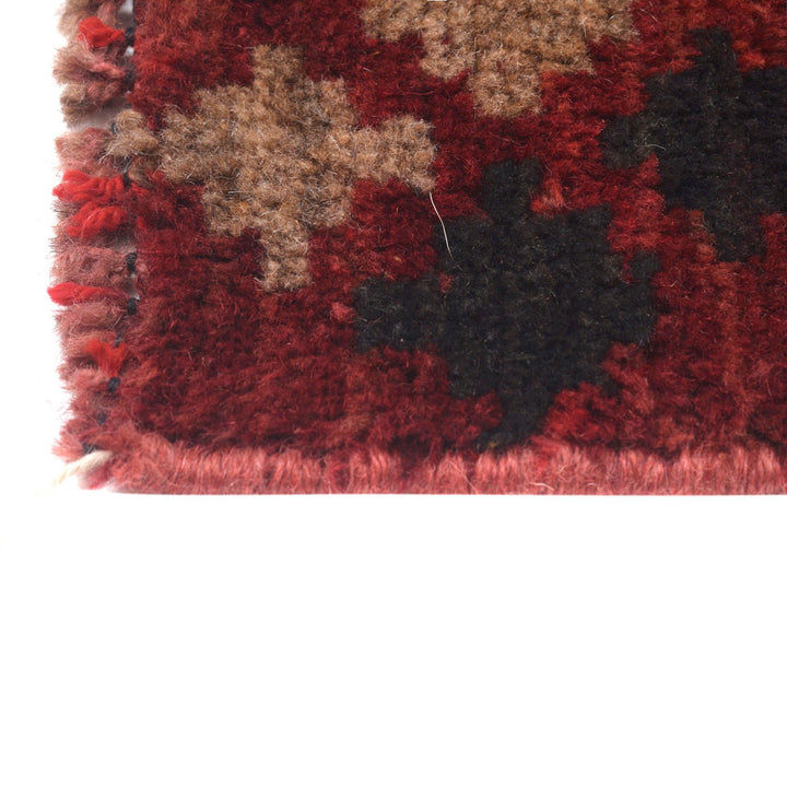 Tan Afghan Baluchi Rug 3'3" x 5'8" Hand-Knotted view
