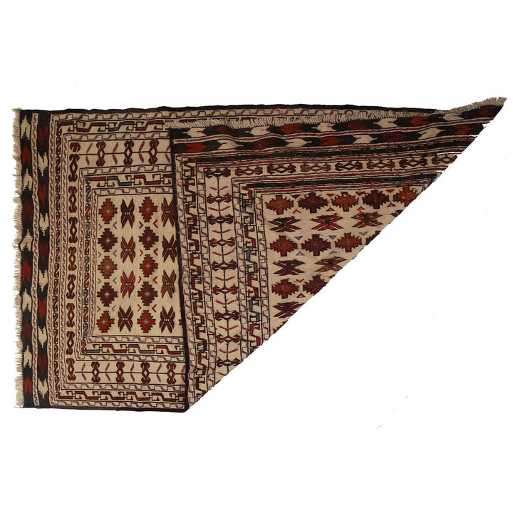 Soumak Kilim 4' 1" x 5' 9" - No. AL35246