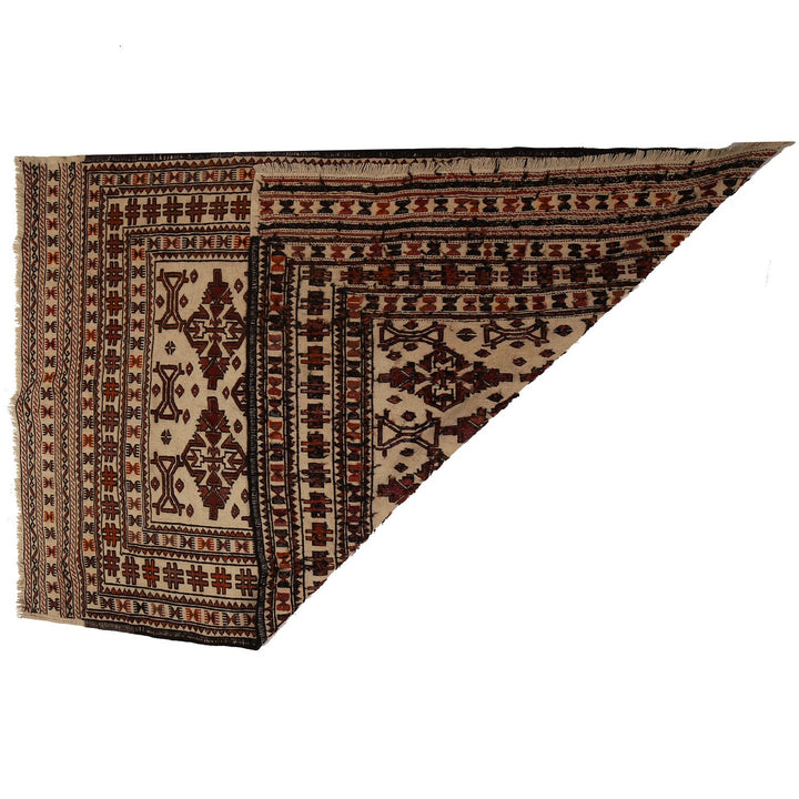Soumak Kilim 4' 3" x 6' 2" - No. AL34363
