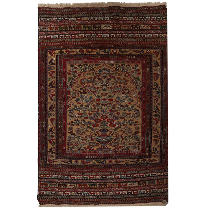 Maliki Kilim 4'1" x 6'5" - No. AL45732