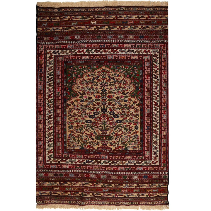 Maliki Kilim 4' 4" x 6' 3" - No. AL15585
