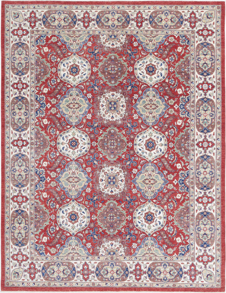 Hand Knotted Ziegler Farhan Wool Rug 7' 9" x 10' 0" - No. AT42066