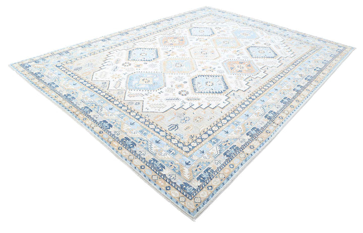 Hand Knotted Ziegler Farhan Wool Rug 9' 0" x 12' 1" - No. AT79338