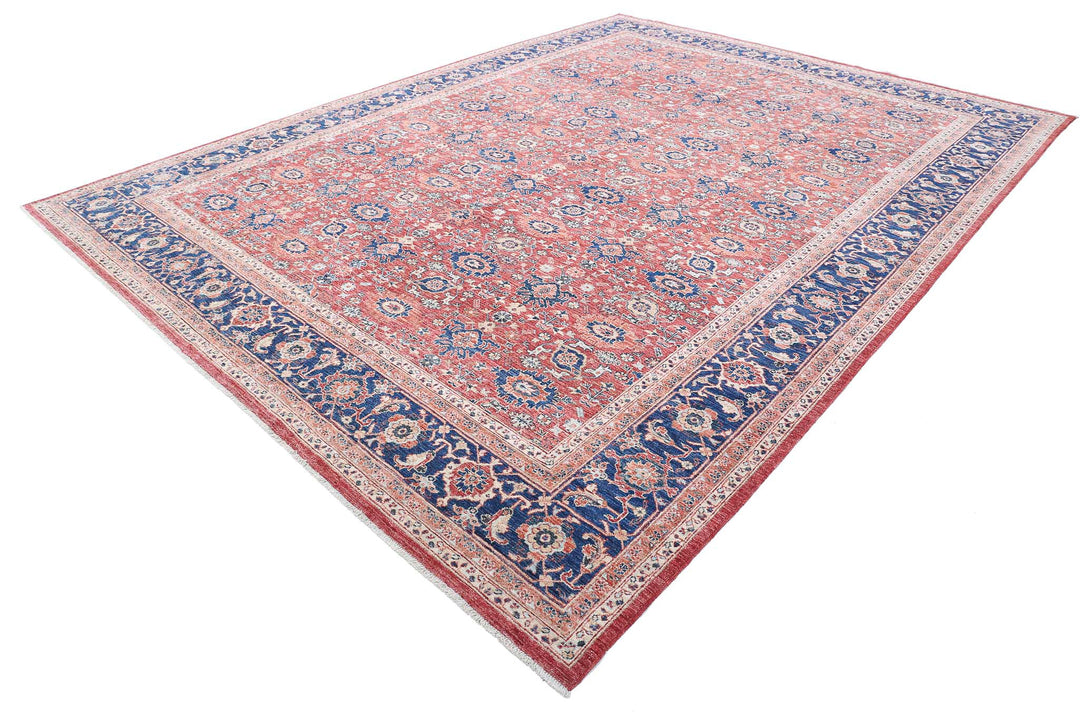 Hand Knotted Ziegler Farhan Wool Rug 10' 1" x 13' 7" - No. AT98189