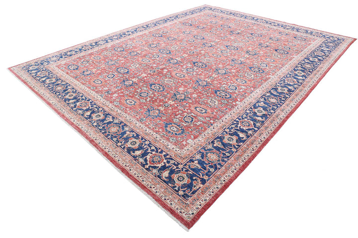 Hand Knotted Ziegler Farhan Wool Rug 10' 1" x 13' 7" - No. AT98189