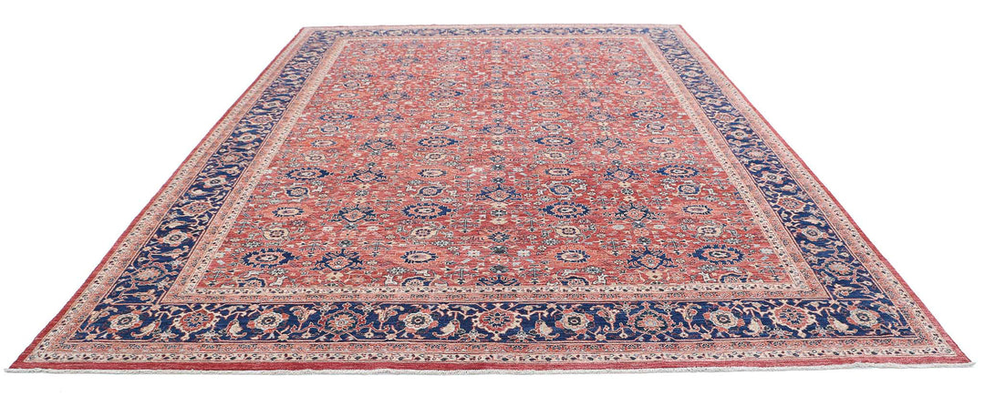 Hand Knotted Ziegler Farhan Wool Rug 10' 1" x 13' 7" - No. AT98189