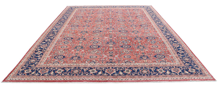 Hand Knotted Ziegler Farhan Wool Rug 10' 1" x 13' 7" - No. AT98189