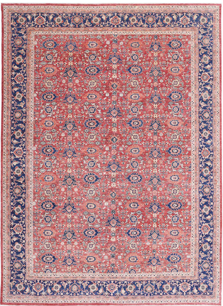 Hand Knotted Ziegler Farhan Wool Rug 10' 1" x 13' 7" - No. AT98189