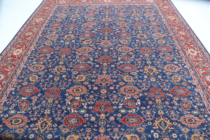 Hand Knotted Ziegler Farhan Wool Rug 10' 0" x 13' 2" - No. AT14763