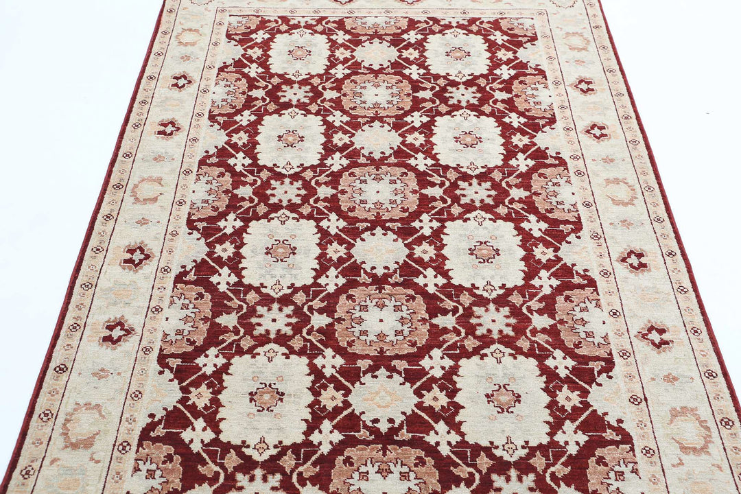 Hand Knotted Ziegler Farhan Wool Rug 4' 0" x 6' 3" - No. AT77882