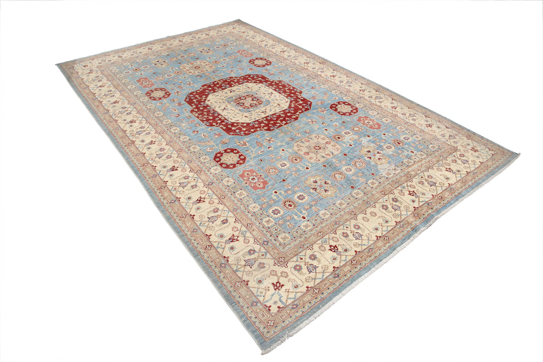 Hand Knotted Ziegler Farhan Wool Rug 6' 6" x 10' 0" - No. AT37072